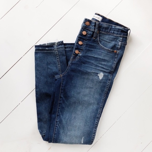madewell drop hem jeans